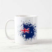Mug Australie Souvenir Landmark, Australie Drapeau Voy (Gauche)