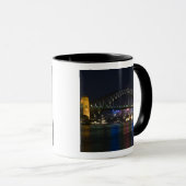 Mug Australie, Sydney. Le port de Sydney la nuit. (Devant droit)