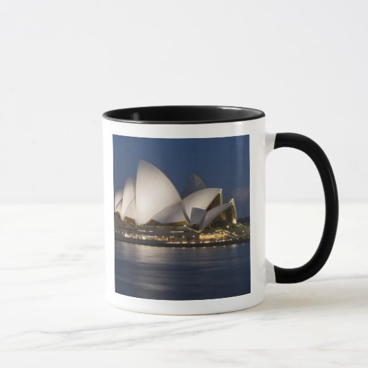 Mug Australie, Sydney. Opéra de nuit sur (Droite)