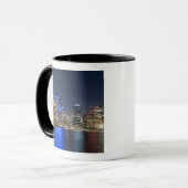 Mug Australie, Sydney. Skyline avec l'Opéra vu (Devant gauche)