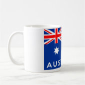 Mug australie symbole du drapeau du pays nom (Gauche)