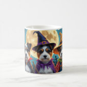 Mug Australie Terrier Chiens Citrouille Halloween Funn (Centre)