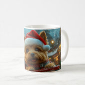Mug Australie Terrier Dog Roller Dessous de verre Noël (Devant droit)