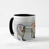 Mug Australiens - ęr jour de balade de plage d'été (Devant gauche)