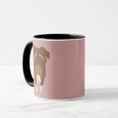 Mug Australiens - grand nez et bout (Devant gauche)