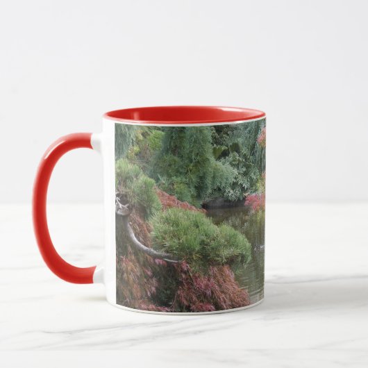 Mug AutAutomne Japonais Garden Pond Photo (Gauche)