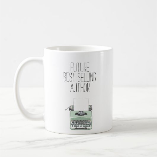 Mug Auteur de best-seller personnalisé (Gauche)