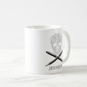 Mug Auteur de crâne (Devant droit)