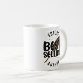 Mug Auteur d'écriture Future Bestseller Auteur (Devant droit)