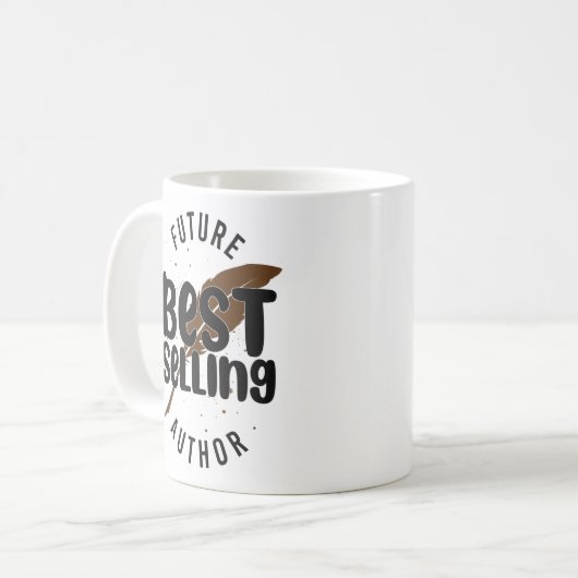 Mug Auteur d'écriture Future Bestseller Auteur (Devant gauche)