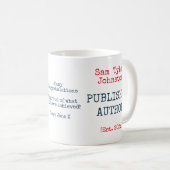 Mug Auteur publié (Devant droit)