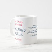 Mug Auteur publié (Devant gauche)