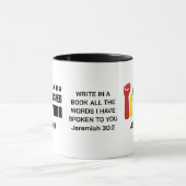 Mug Auteur publié personnalisé chrétien fier NOIR (Centre)