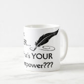 Mug Auteur Superpowered (Devant droit)