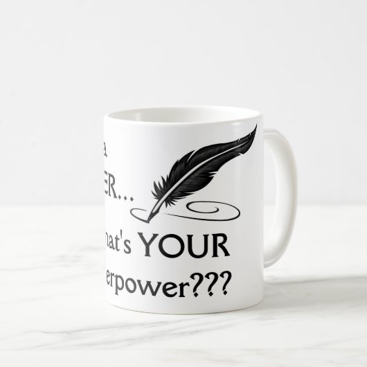 Mug Auteur Superpowered (Devant droit)