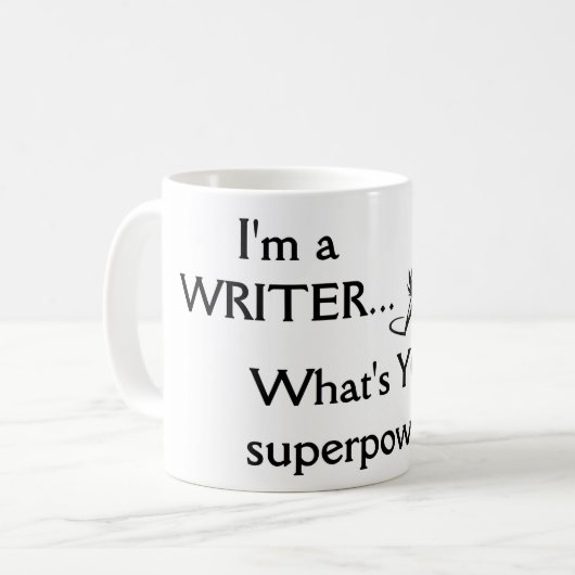Mug Auteur Superpowered (Devant gauche)