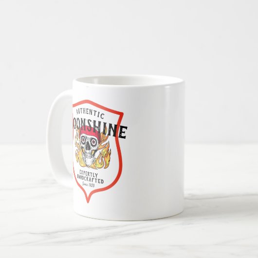 Mug Authentique Moonshine Artisanat (Devant gauche)