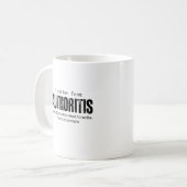 Mug Author Writing Disease Authoritis Fun Gift Idea (Devant gauche)