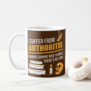 Mug Authoritis pour un auteur de livre Écrivain 