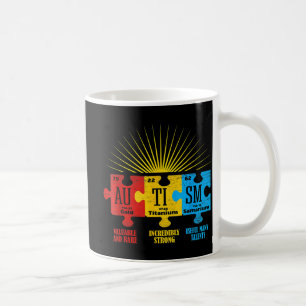 Mug Autism Aware Puzzle Chemical Element