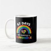 Mug Autism Awareness 67 Days Of Making A Difference 6  (Gauche)