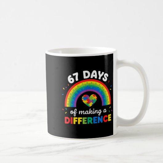 Mug Autism Awareness 67 Days Of Making A Difference 6  (Droite)