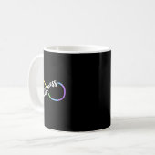 Mug Autism Awareness Autistic Acceptance Rainbow Infin (Devant gauche)
