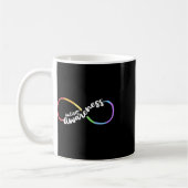 Mug Autism Awareness Autistic Acceptance Rainbow Infin (Gauche)