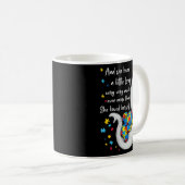 Mug Autism Awareness Cute Elephant Maman et Kid (Devant droit)