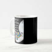 Mug Autism Awareness Cute Elephant Maman et Kid (Devant gauche)