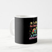 Mug Autism Awareness It's Ok To Be A Little Different (Devant gauche)