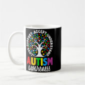 Mug Autism Awareness Puzzle Heart Suprt Men Women  (Gauche)