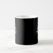 Mug Autisme Accepter les différences Dinosaur T-Rex en (Centre)