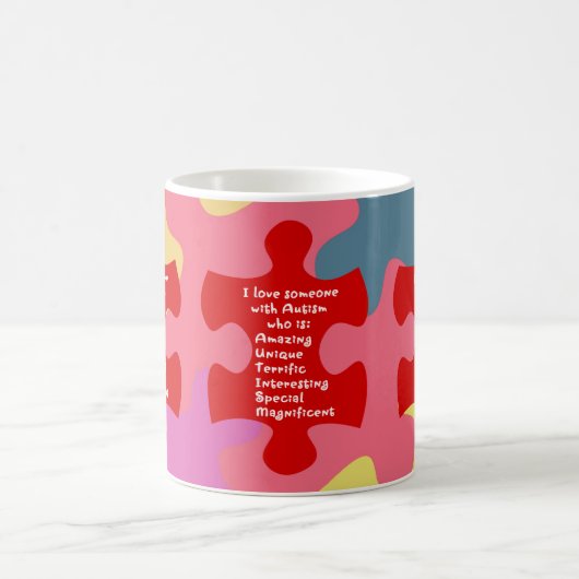Mug Autisme Acrostique (Centre)