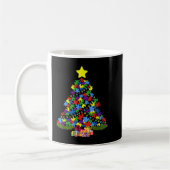 Mug Autisme Arbre Noël T Sensibilisation sur l'autisme (Gauche)