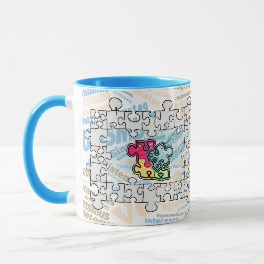 Mug Autisme Autism (Gauche)