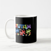 Mug Autisme Coquette Bow Puzzles Accepter Comprendre l (Gauche)