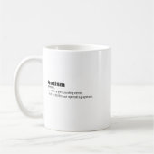 Mug Autisme Définition Ce n'est pas un handicap un aut (Gauche)