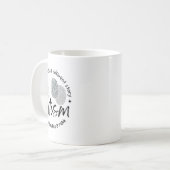 Mug Autisme D'Empreinte Chaque Impression Raconte Une (Devant gauche)