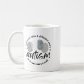 Mug Autisme D'Empreinte Chaque Impression Raconte Une (Gauche)