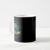 Mug Autisme D'Empreinte Chaque Impression Raconte Une (Devant gauche)