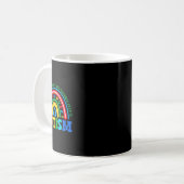 Mug Autisme Différentes capacités non handicapées Auti (Devant gauche)