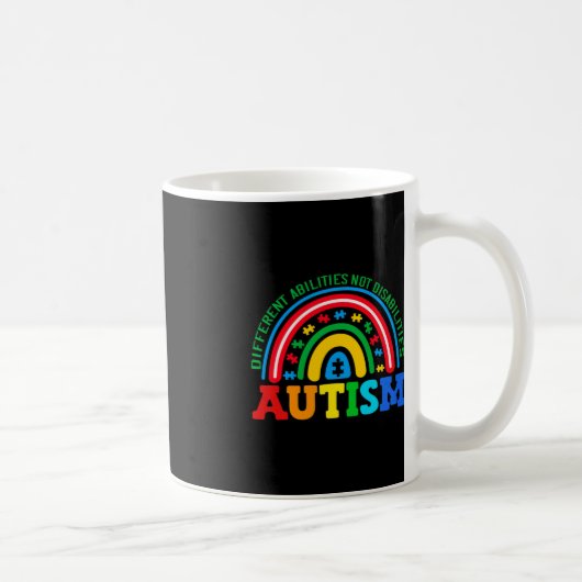 Mug Autisme Différentes capacités non handicapées Auti (Droite)