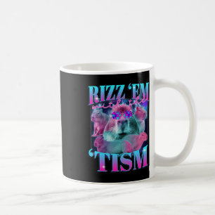 Mug Autisme Drôle Rizz Em Avec Le Mème Tism Capybyra U