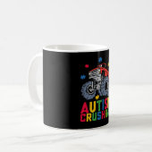 Mug Autisme écrasant Monster Truck Sensibilisation Gar (Devant gauche)