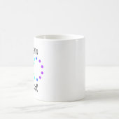Mug Autisme Fière Neurodiversité Acceptation Arc-en-ci (Centre)