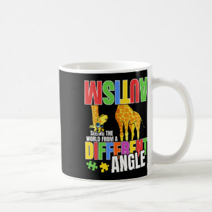 Mug Autisme Girafe Drôle Voir Le Monde De Manière Diff