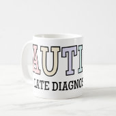Mug Autisme Late Diagnostics Club, Neurodiversité, Aut (Devant gauche)