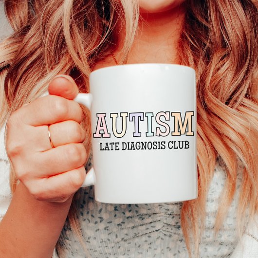 Mug Autisme Late Diagnostics Club, Neurodiversité, Aut