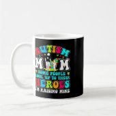 Mug Autisme Maman Élever Héros Mère Fils Autisme Lauré (Gauche)
